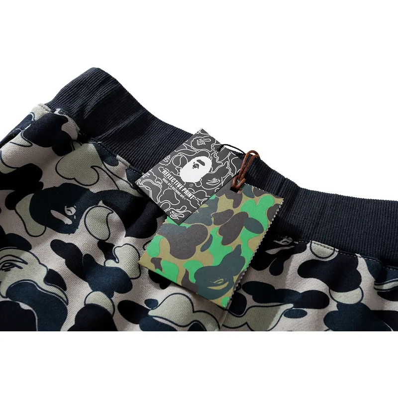OBO BAPE Shark Head Cookie Camouflage Shark Trousers