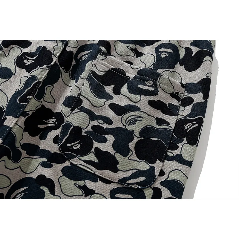 OBO BAPE Shark Head Cookie Camouflage Shark Trousers