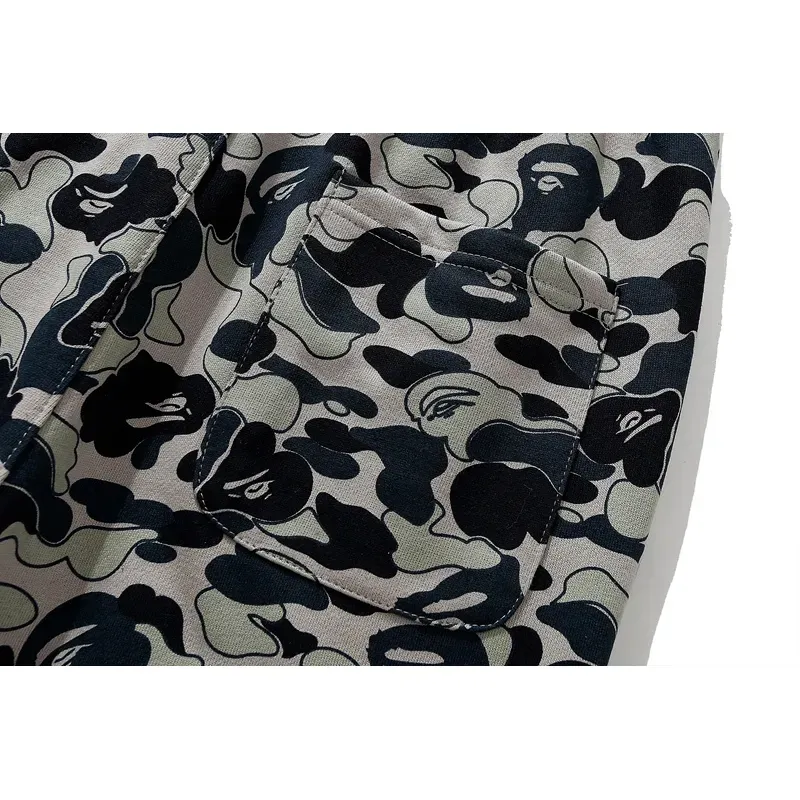 OBO BAPE Shark Head Cookie Camouflage Shark Trousers