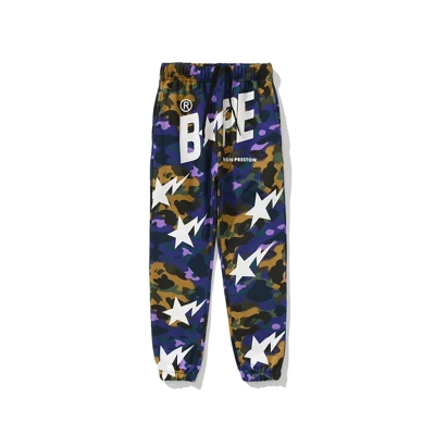 OBO BAPE Shark Head Star Camouflage Trousers 01