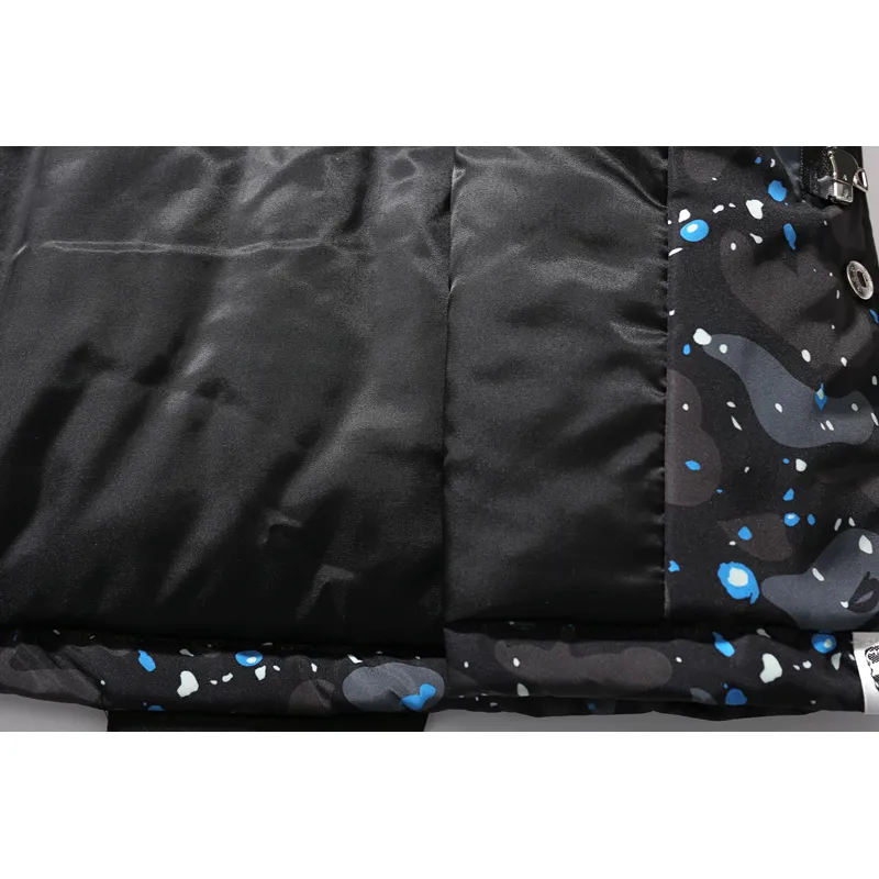OBO BAPE Shark Starry Sky Cotton Coat Black