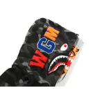 OBO BAPE Tiger Head Double Hood Camouflage Patchwork Hoodie