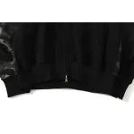 OBO BAPE Tiger Head Double Hood Camouflage Patchwork Hoodie