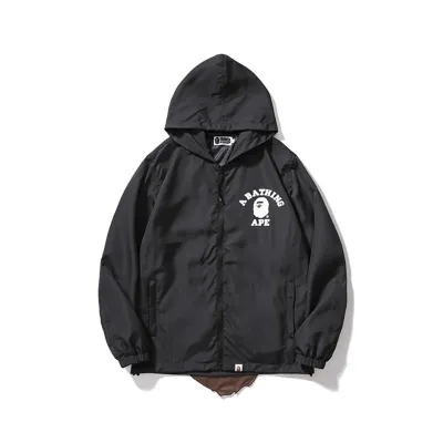 OBO BAPE Trench Coat Black 01