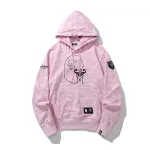 OBO BAPE x Inter Miami CF Camo Pullover Hoodie Pink & Black & White
