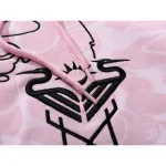 OBO BAPE x Inter Miami CF Camo Pullover Hoodie Pink & Black & White