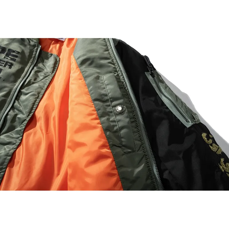 OBO BAPE x OVO Loose Fit MA-1 Jacket Camo