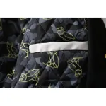 OBO BAPE x OVO Varsity Jacket Cotton Coat Black