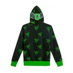 OBO BAPE x Razer Neon Camo Shark Full Zip HoodieBlack Green