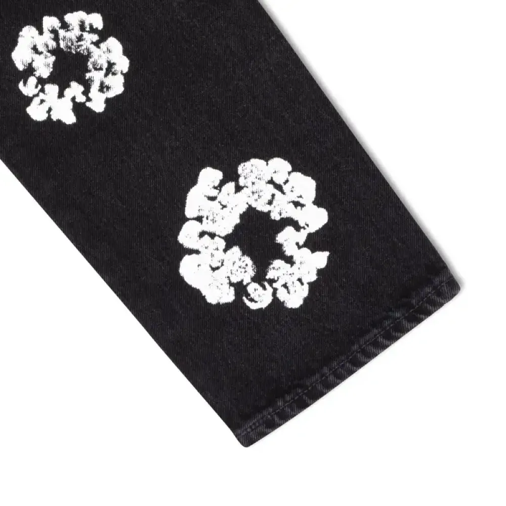 OBO Denim Tears  The Cotton Wreath Jean Black