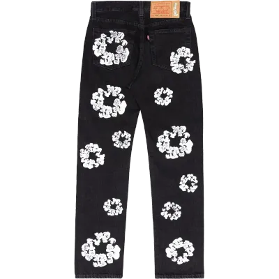 OBO Denim Tears  The Cotton Wreath Jean Black 02