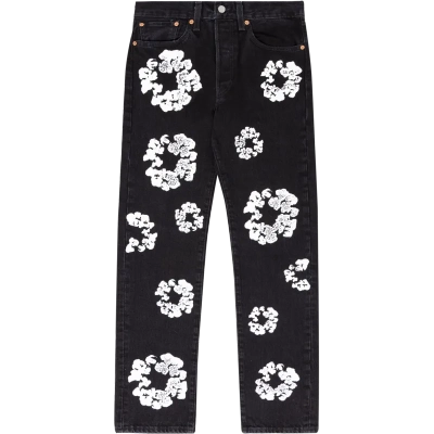 OBO Denim Tears  The Cotton Wreath Jean Black 01