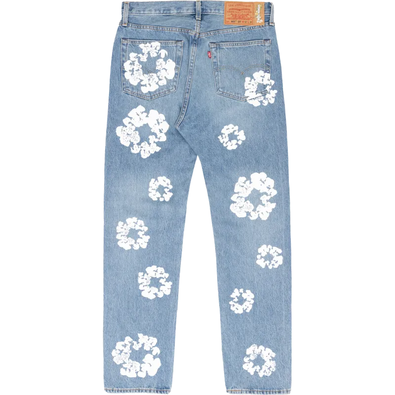 OBO Denim Tears  The Cotton Wreath Jean Light Wash