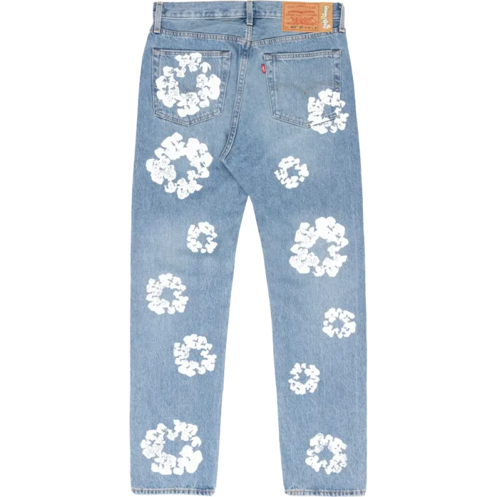 OBO Denim Tears  The Cotton Wreath Jean Light Wash