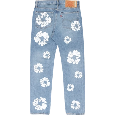 OBO Denim Tears  The Cotton Wreath Jean Light Wash 02