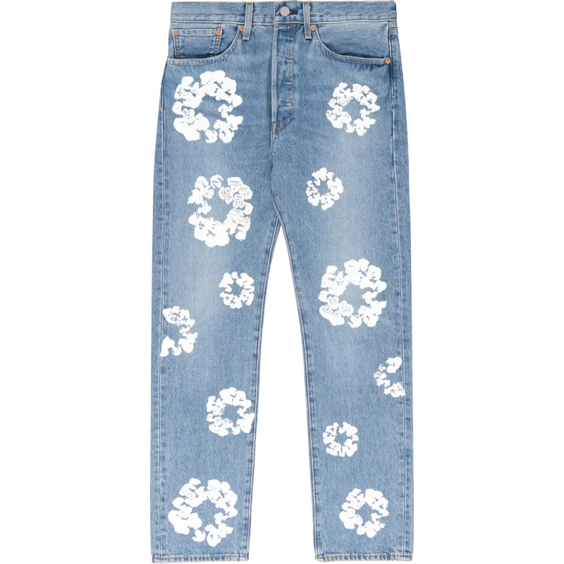 OBO Denim Tears  The Cotton Wreath Jean Light Wash
