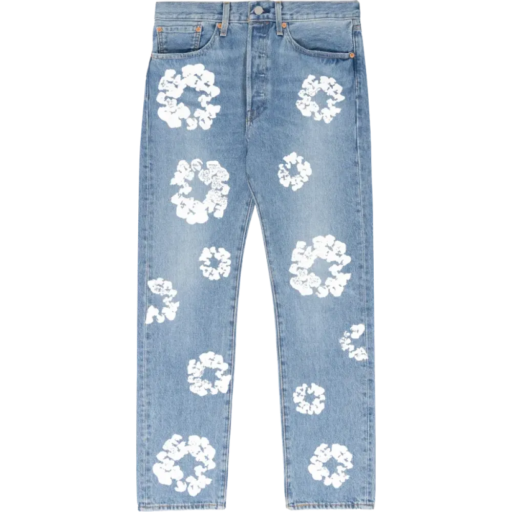 OBO Denim Tears  The Cotton Wreath Jean Light Wash