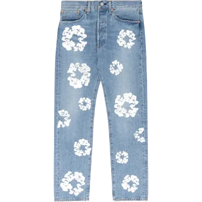 OBO Denim Tears  The Cotton Wreath Jean Light Wash 01