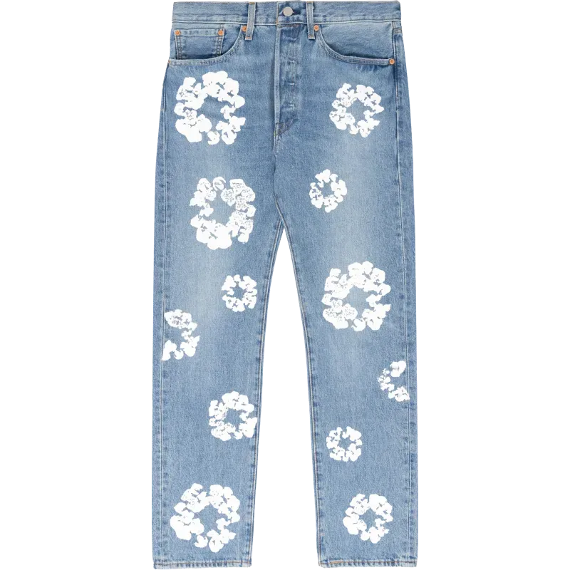 OBO Denim Tears  The Cotton Wreath Jean Light Wash