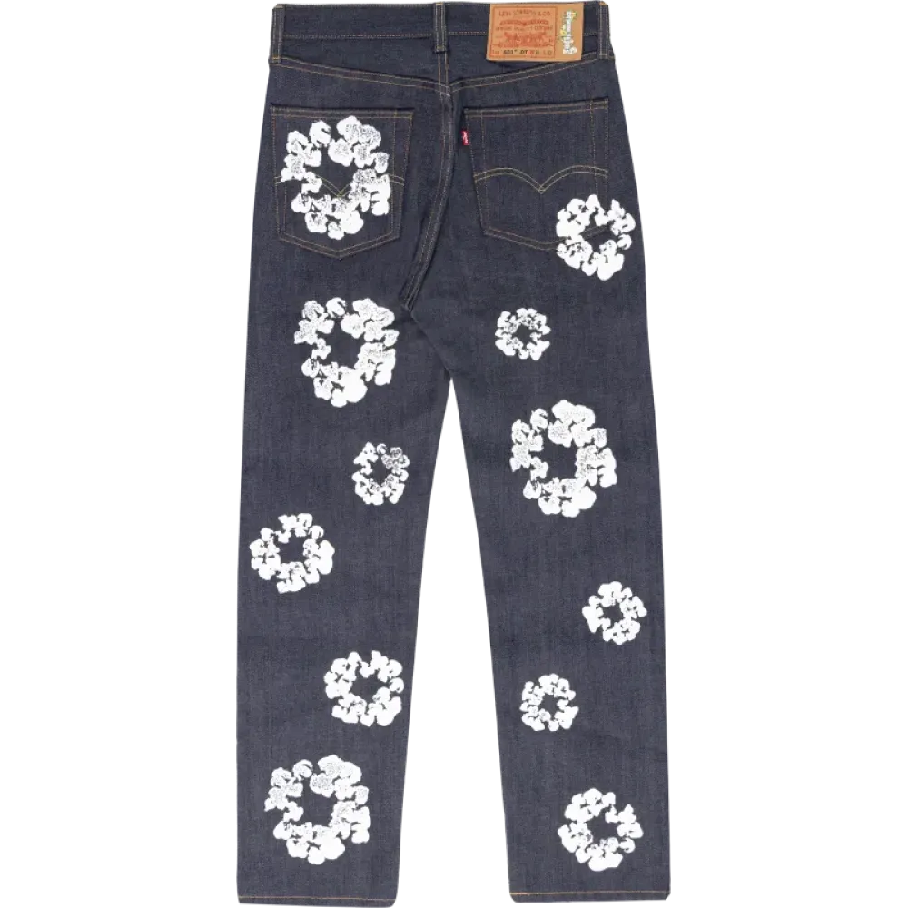 OBO Denim Tears  The Cotton Wreath Jean Selvedge