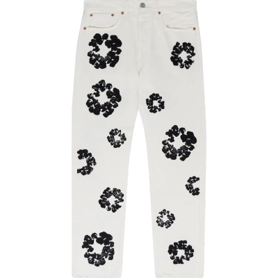 OBO Denim Tears  The Cotton Wreath Jean White 01