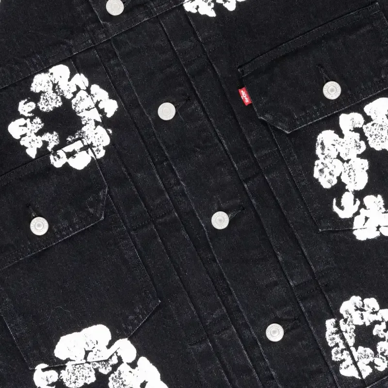 OBO Denim Tears  Type - 2 All Over Wreath Black