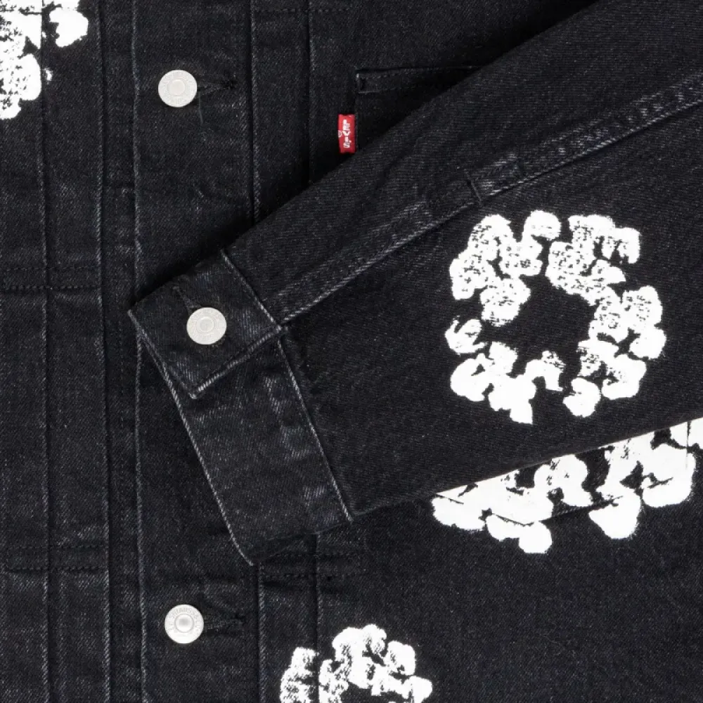 OBO Denim Tears  Type - 2 All Over Wreath Black