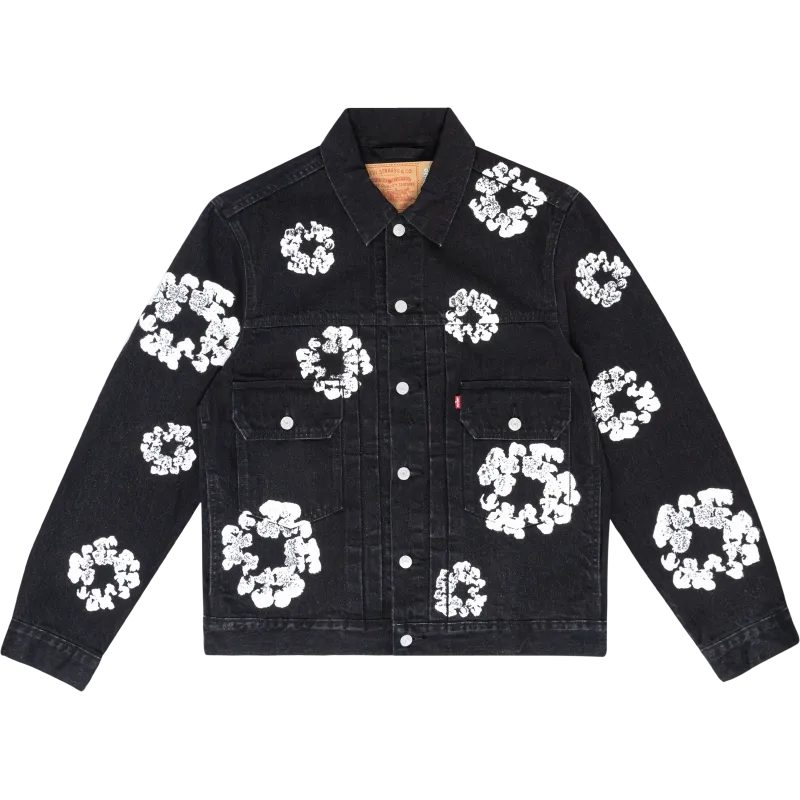 OBO Denim Tears  Type - 2 All Over Wreath Black