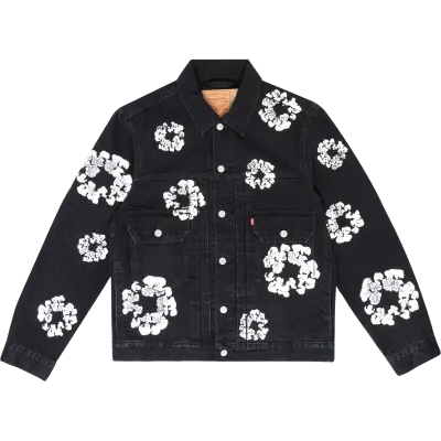 OBO Denim Tears  Type - 2 All Over Wreath Black 01