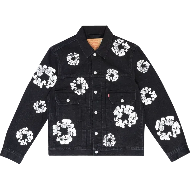 OBO Denim Tears  Type - 2 All Over Wreath Black