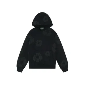 OBO Denim Tears Cotton Wreath Hoodie Black Monochrome