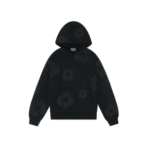 OBO Denim Tears Cotton Wreath Hoodie Black Monochrome