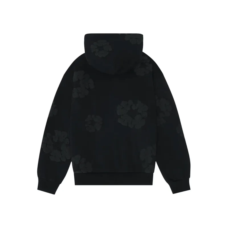 OBO Denim Tears Cotton Wreath Hoodie Black Monochrome