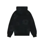 OBO Denim Tears Cotton Wreath Hoodie Black Monochrome