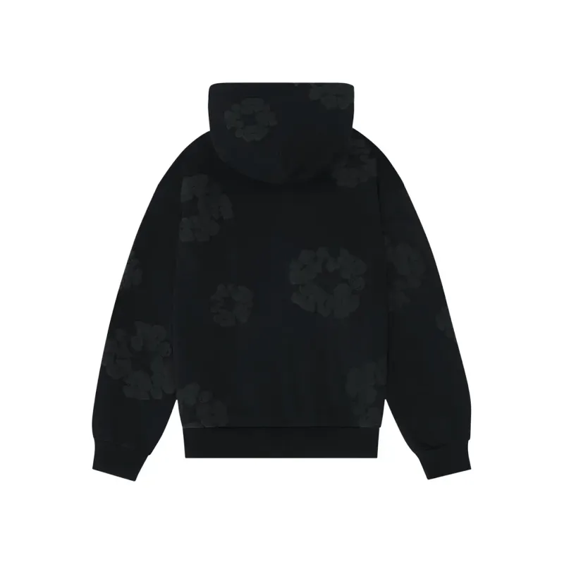 OBO Denim Tears Cotton Wreath Hoodie Black Monochrome