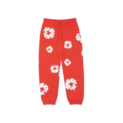 OBO Denim Tears The Cotton Wreath Sweatpant Red 01