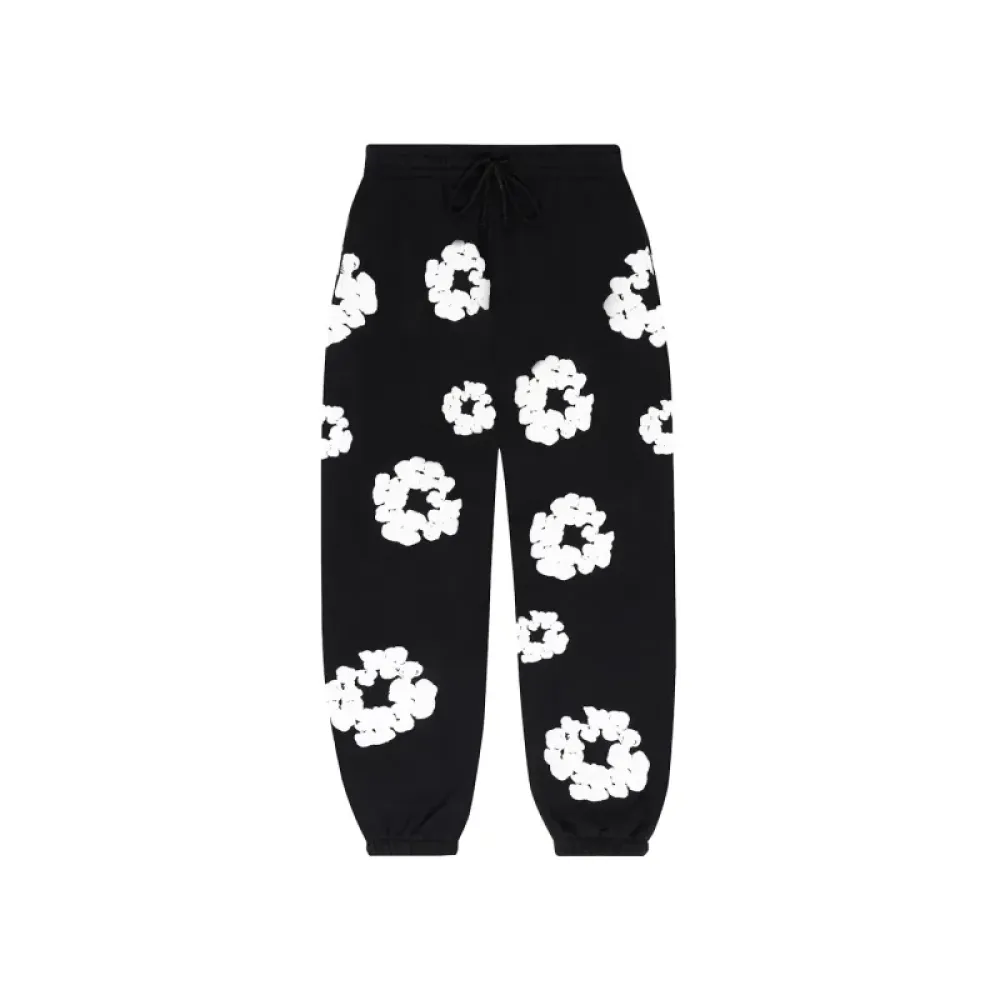 OBO Denim Tears The Cotton Wreath Sweatpants Black