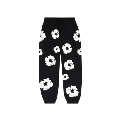 OBO Denim Tears The Cotton Wreath Sweatpants Black 01