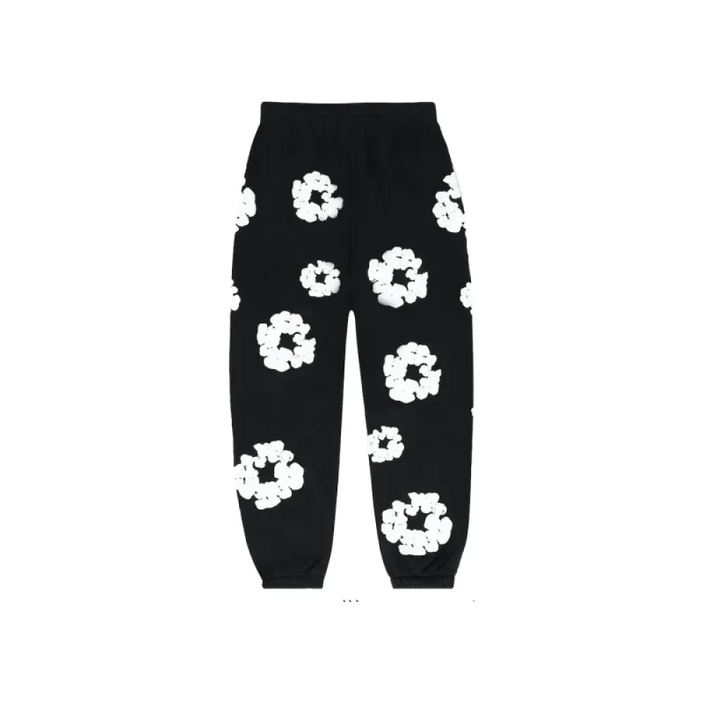 OBO Denim Tears The Cotton Wreath Sweatpants Black