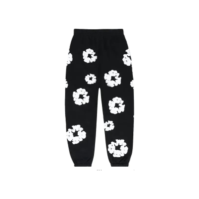 OBO Denim Tears The Cotton Wreath Sweatpants Black 02