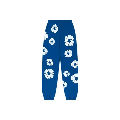OBO Denim Tears The Cotton Wreath Sweatpants Royal Blue 02