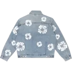 OBO Denim Tears Type - 2 All Over Wreath Light Wash Jacket