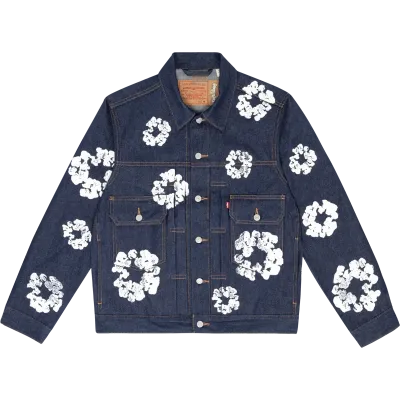 OBO Denim Tears Type - 2 All Over Wreath Raw Jacket 01
