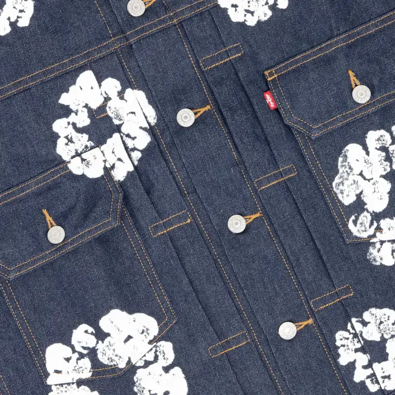 OBO Denim Tears Type - 2 All Over Wreath Raw Jacket