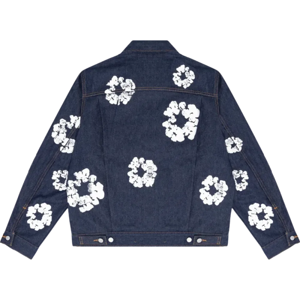 OBO Denim Tears Type - 2 All Over Wreath Raw Jacket