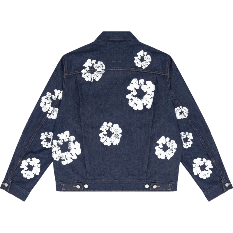 OBO Denim Tears Type - 2 All Over Wreath Raw Jacket
