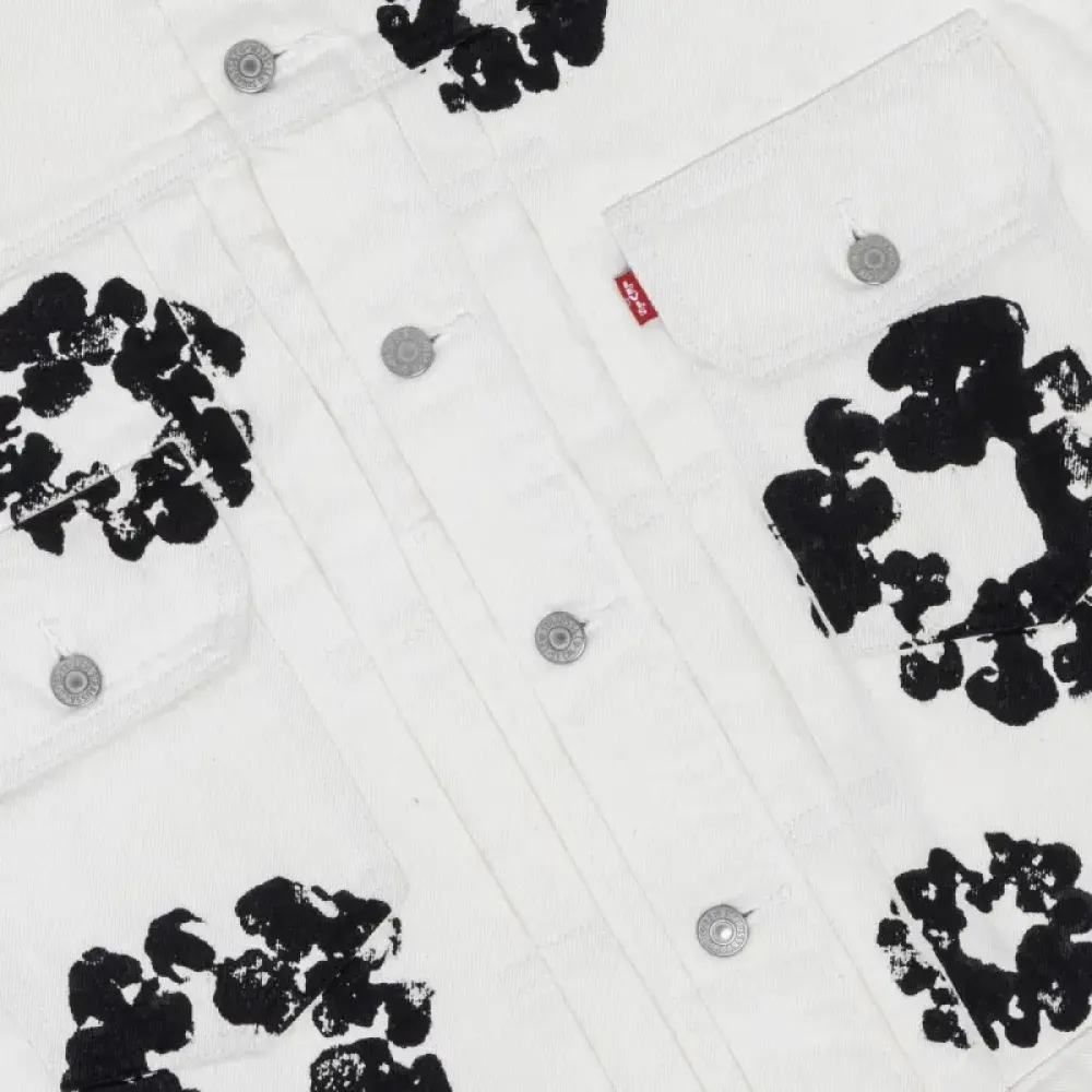 OBO Denim Tears Type - 2 All Over Wreath White
