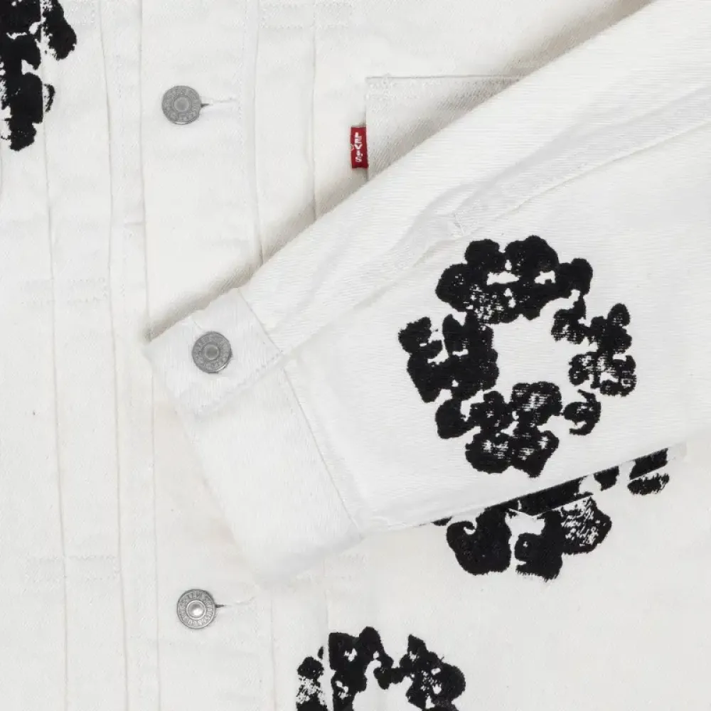OBO Denim Tears Type - 2 All Over Wreath White
