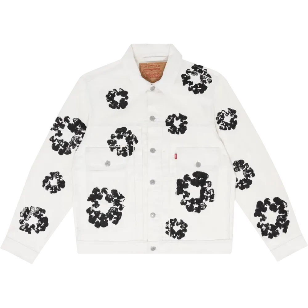 OBO Denim Tears Type - 2 All Over Wreath White