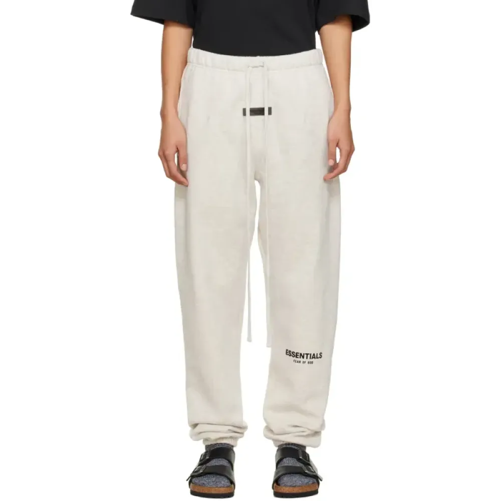OBO Fear of God Essentials Off-White Drawstring Lounge Pants